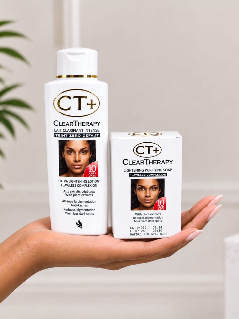 ClearTherapy Extra Lightening Lotion & Soap Set - White